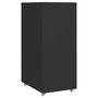 Voir la diapositive 4 : VIDAXL Classeur mobile Noir 28x41x69 cm Metal