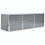 Voir la diapositive 2 : VIDAXL Lit sureleve de jardin Acier galvanise 240x80x77 cm Gris