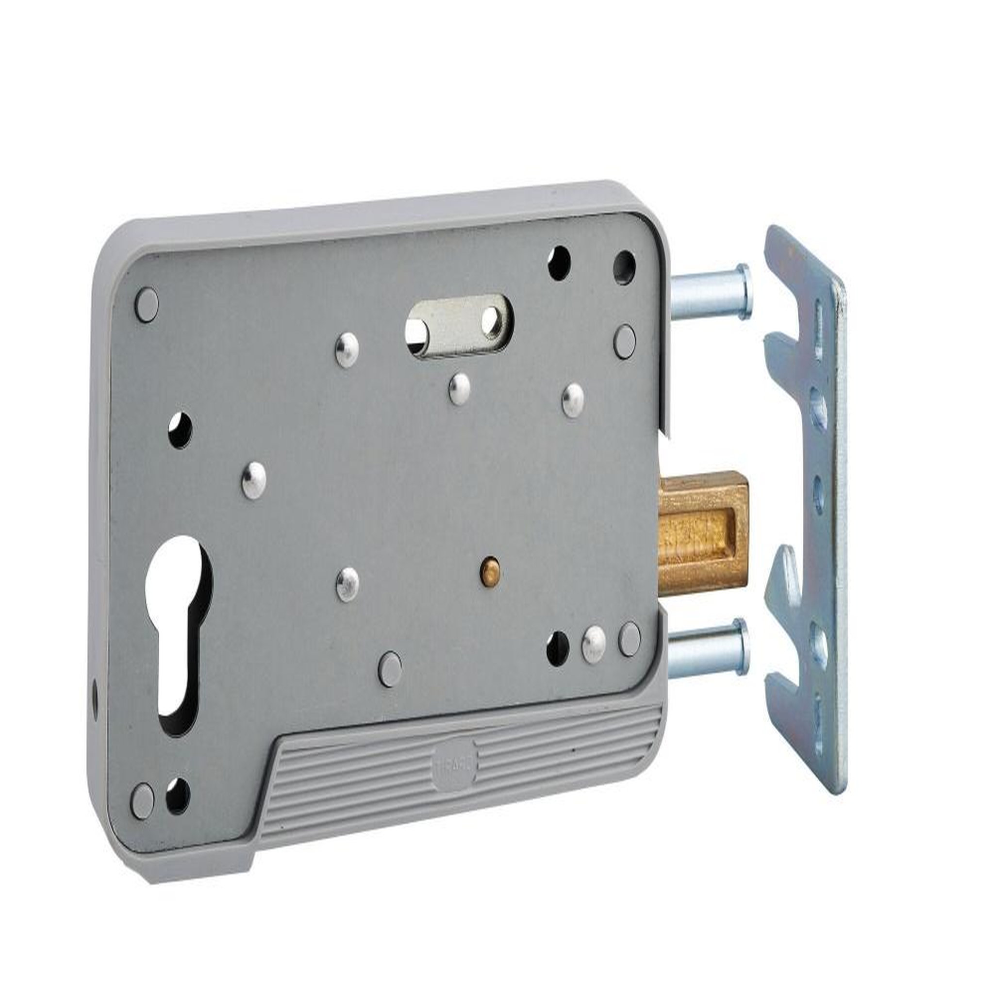CENTRALE BRICO Serrure de garage horizontale sans cylindre pour porte de garage THIRARD