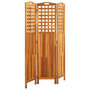 Voir la diapositive 3 : VIDAXL Cloison de separation 3 panneaux 121x2x170 cm Bois d'acacia