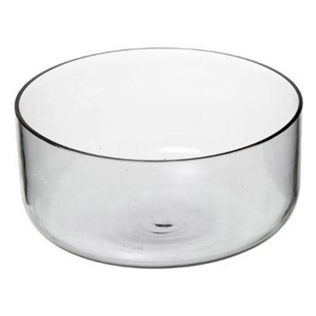 SECRET DE GOURMET Saladier Rond en Verre  Arha  28cm Gris