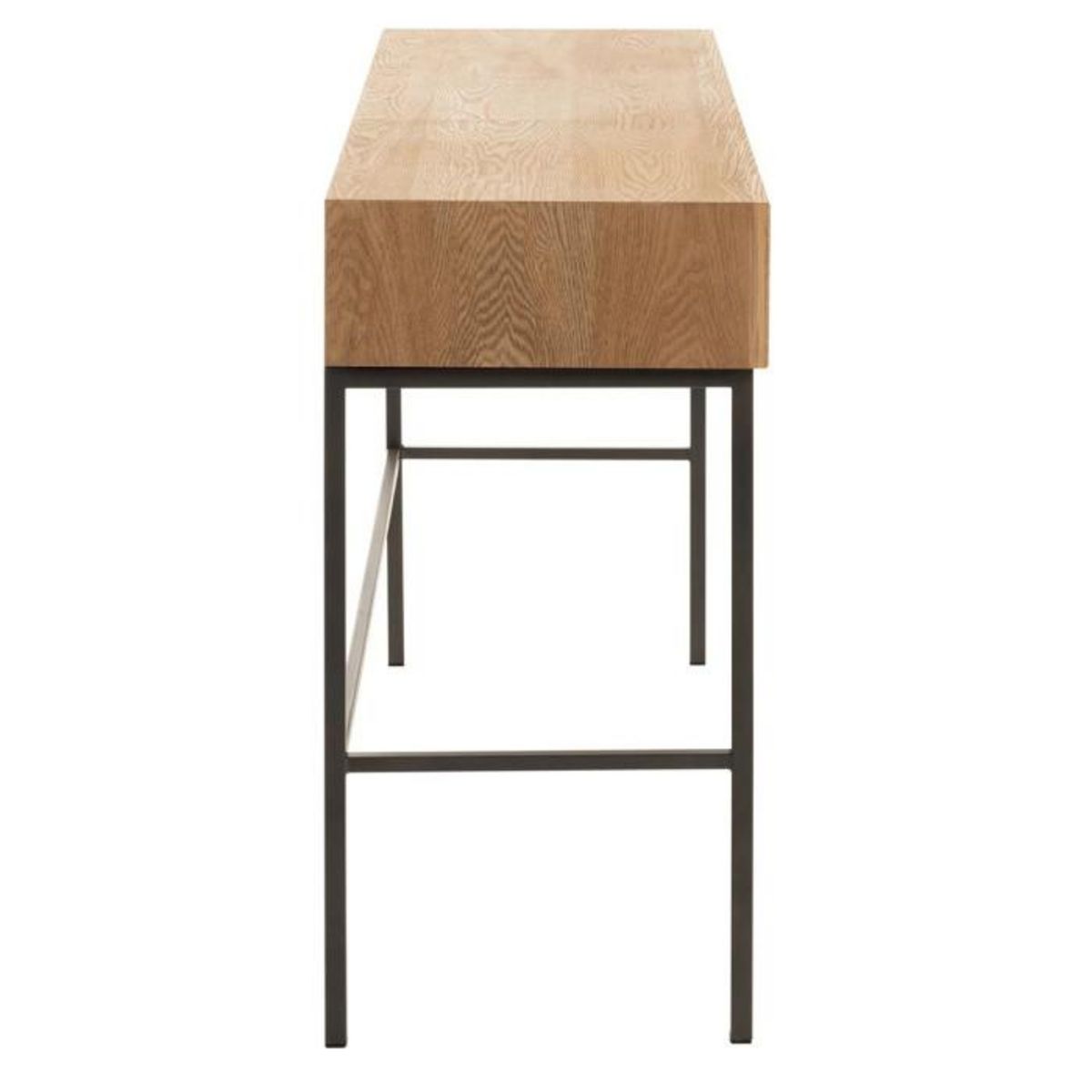 Paris Prix Console 3 Tiroirs en Bois  Dresa  120cm Naturel