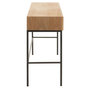 Voir la diapositive 3 : Paris Prix Console 3 Tiroirs en Bois  Dresa  120cm Naturel