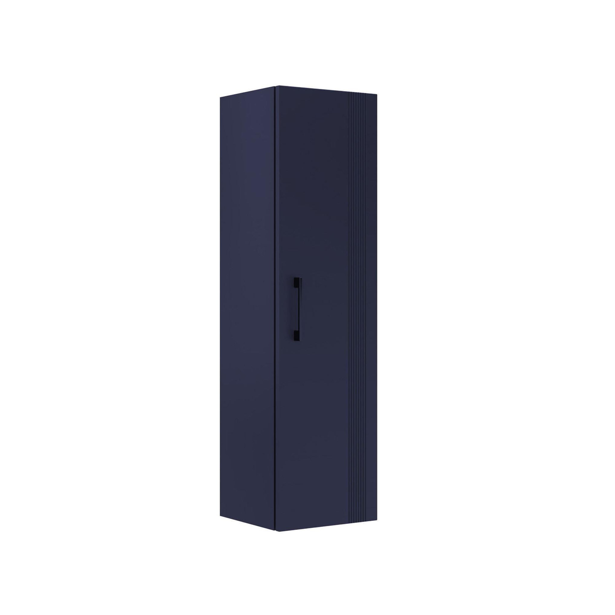 Habitat et Jardin Armoire de Salle de Bain  Bari 40  - 40 x 32 x 138 cm - Matte Navy Blue