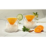 Voir la diapositive 4 : SECRET DE GOURMET Lot de 2 Verres à Cocktail  Cônes  12cm Transparent