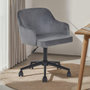 Voir la diapositive 2 : IDIMEX Chaise de bureau OLIVER en velours