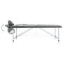 Voir la diapositive 4 : VIDAXL Table de massage 2 zones Cadre en aluminium Anthracite 186x68cm