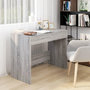 Voir la diapositive 1 : VIDAXL Bureau sonoma gris 101x50x76,5 cm bois d'ingenierie