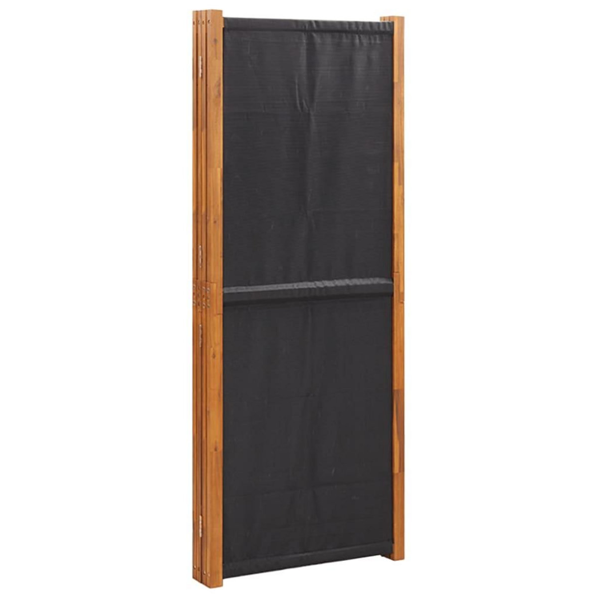 VIDAXL Cloison de separation 4 panneaux Noir 280x180 cm