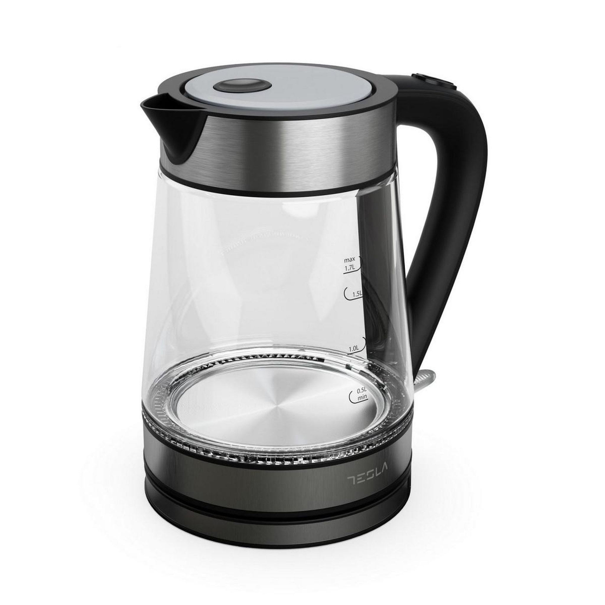 Voir la diapositive 3 : TESLA Bouilloire sans fil 1.70l 2200w verre/inox - kt300x