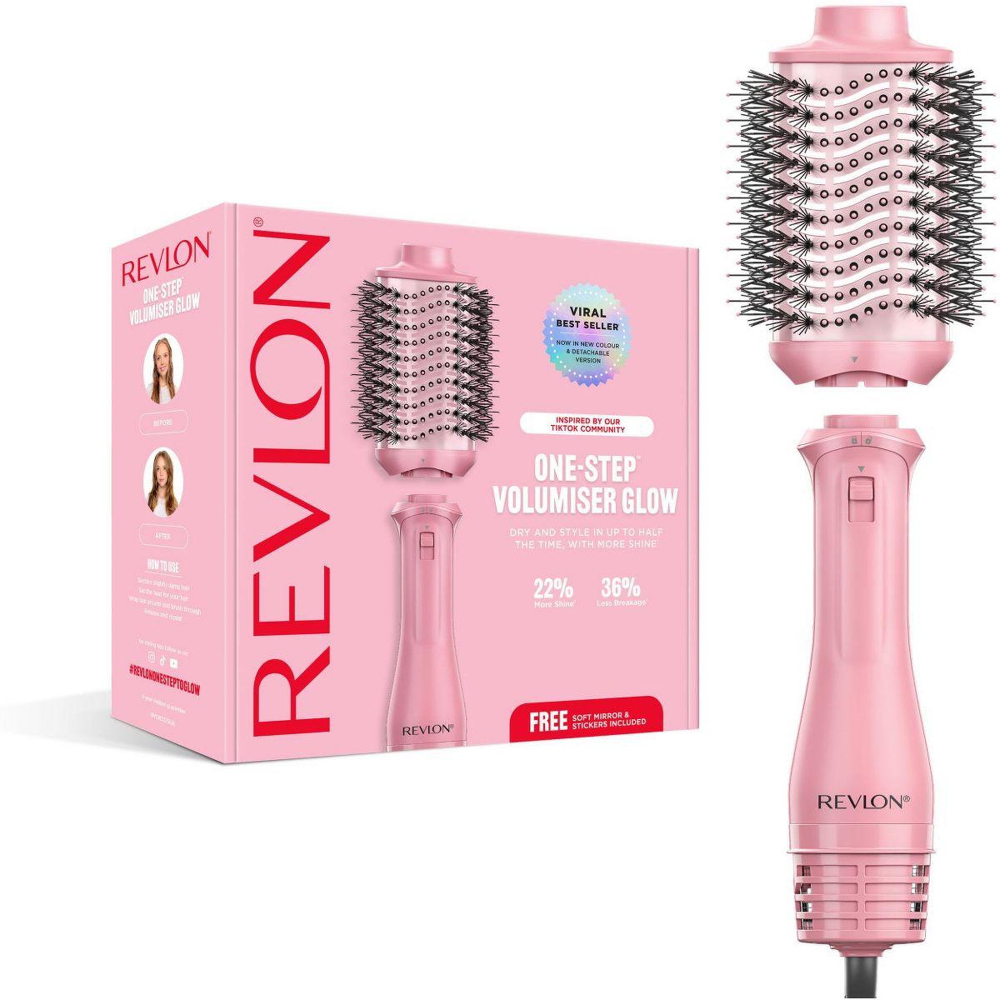 Revlon Brosse soufflante One-Step Volumiser Glow RVDR5375E