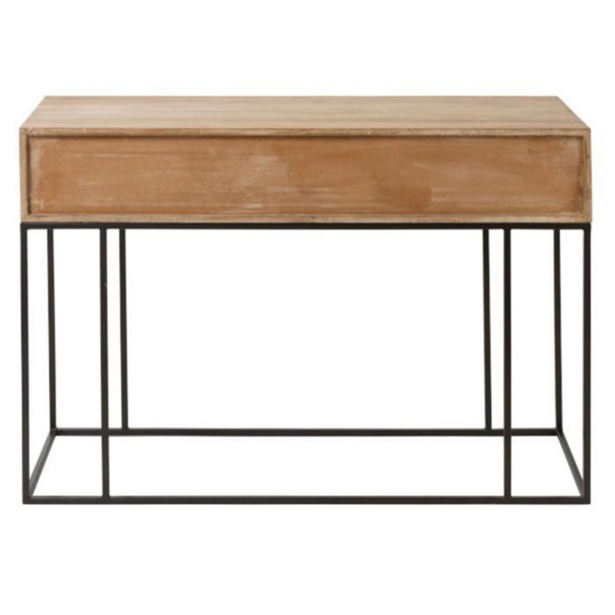 Paris Prix Console 3 Tiroirs en Bois  Bombay  120cm Naturel