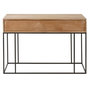 Voir la diapositive 4 : Paris Prix Console 3 Tiroirs en Bois  Bombay  120cm Naturel