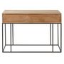 Voir la diapositive 4 : Paris Prix Console 3 Tiroirs en Bois  Bombay  120cm Naturel