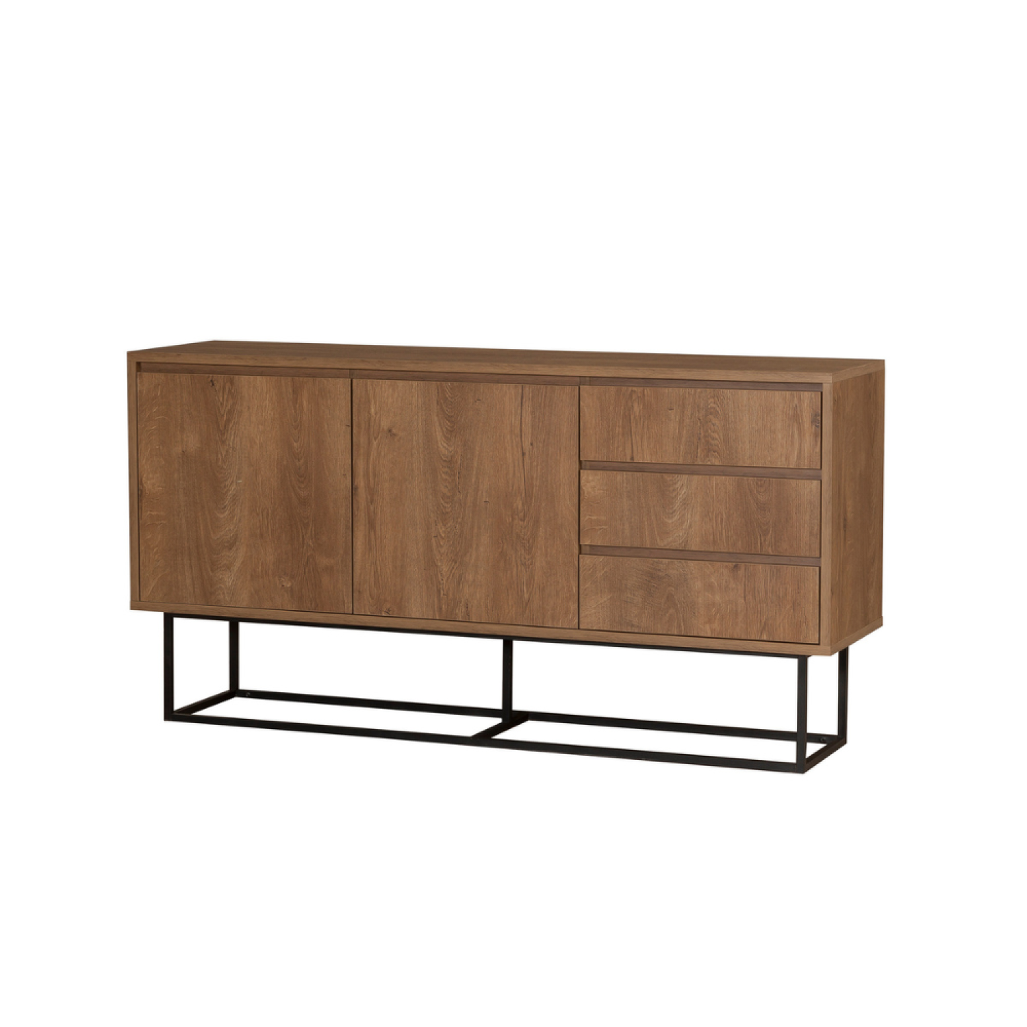 CONCEPT USINE Buffet en bois 2 portes et 3 tiroirs 140 cm sabinov