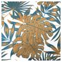 Voir la diapositive 2 : TODAY Parure housse de couette coton 57fils motif tropical EMMA