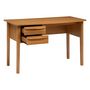 Voir la diapositive 3 : ATMOSPHERA Bureau 2 tiroirs en bois OLIVER - Marron