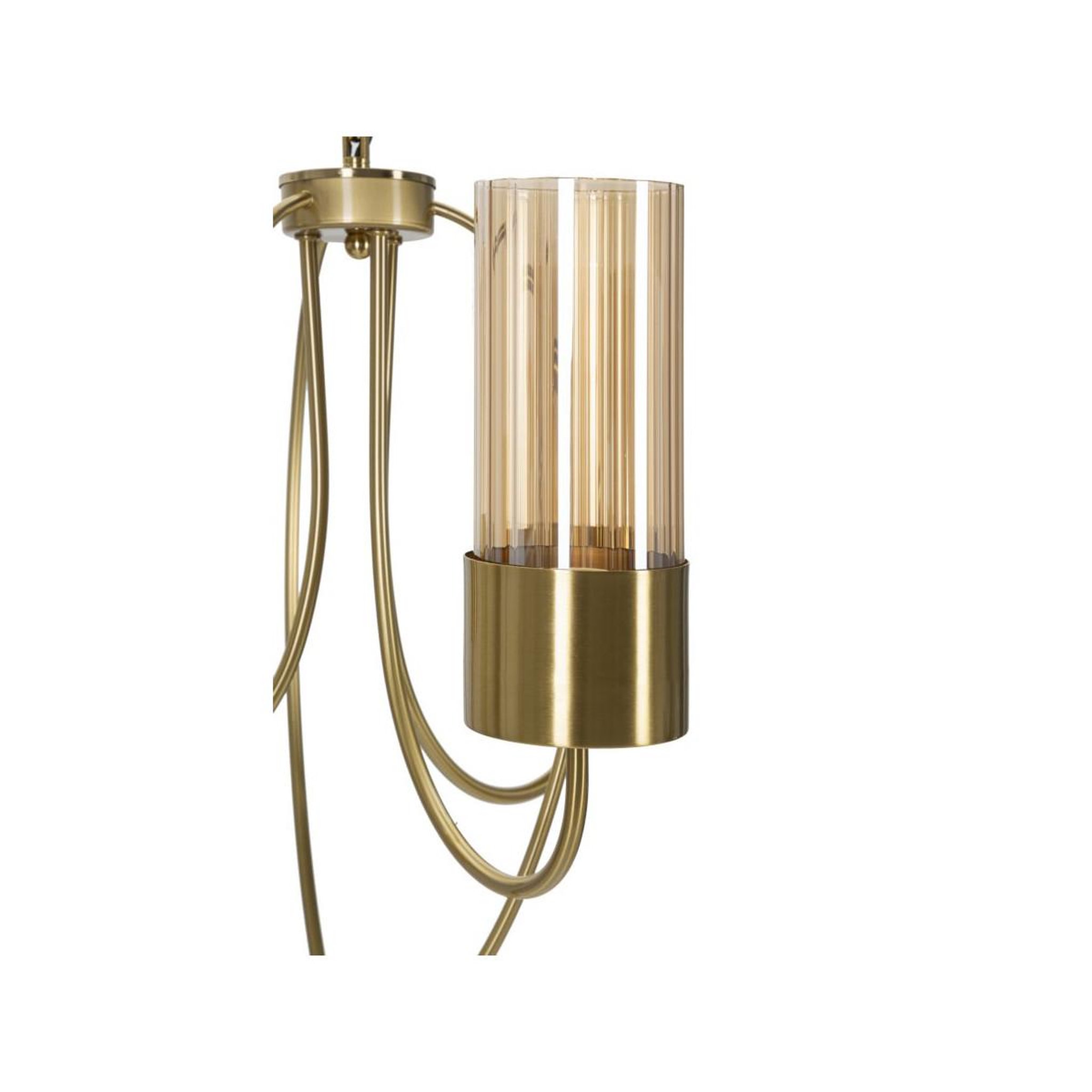 Voir la diapositive 2 : Paris Prix Lampe Suspension 3 Têtes  Versailles  60cm Or