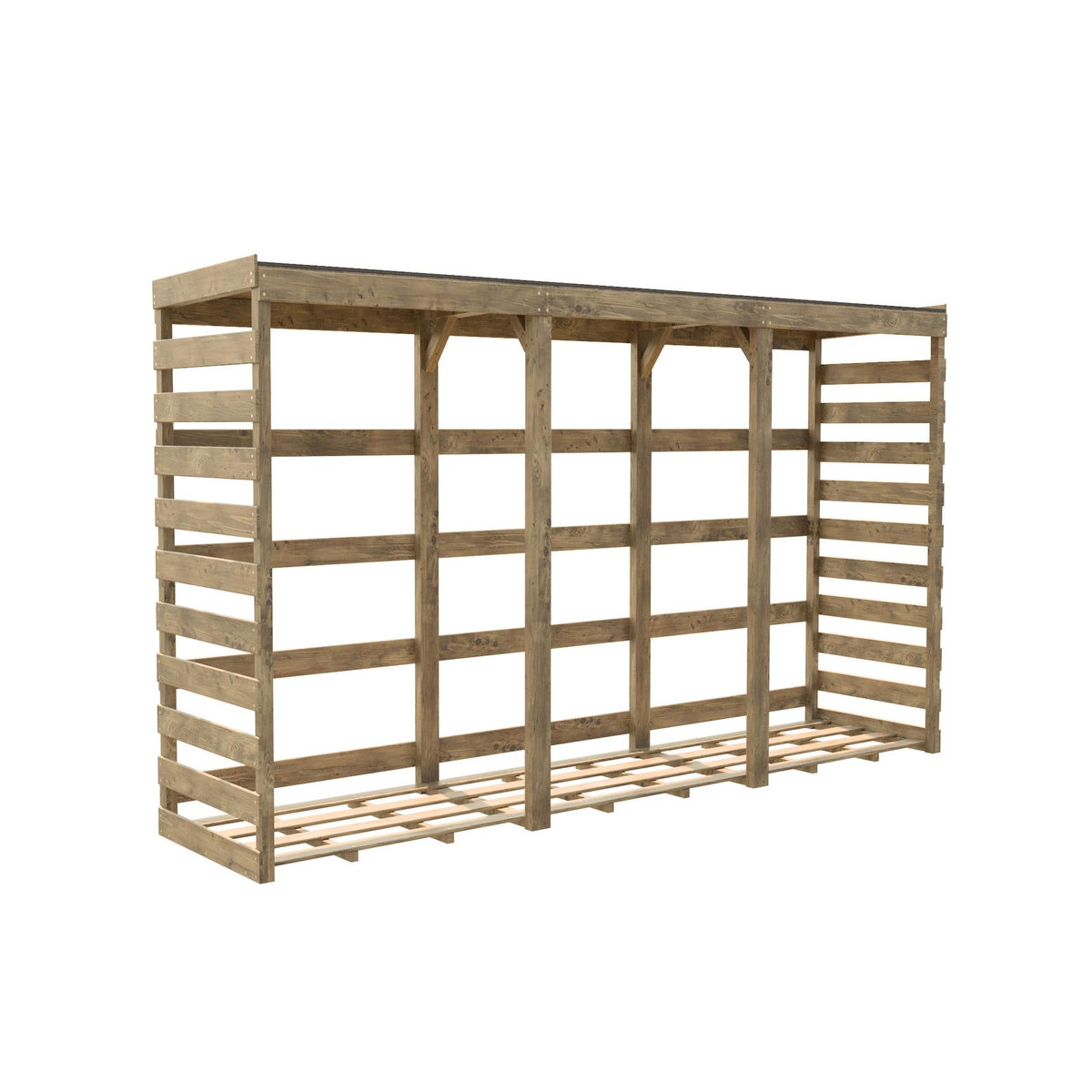 Forest Style Bûcher - Bois traité autoclave - 5,08m3 - COLOMBUS XXL