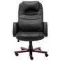 Voir la diapositive 2 : VIDAXL Chaise de bureau Noir Similicuir