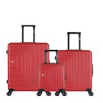 SWISS KOPPER SWISS KOPPER - LOT DE 3 - Valises grand format, weekend et cabine XXS RUTI. Coloris disponibles : Rouge, Orange