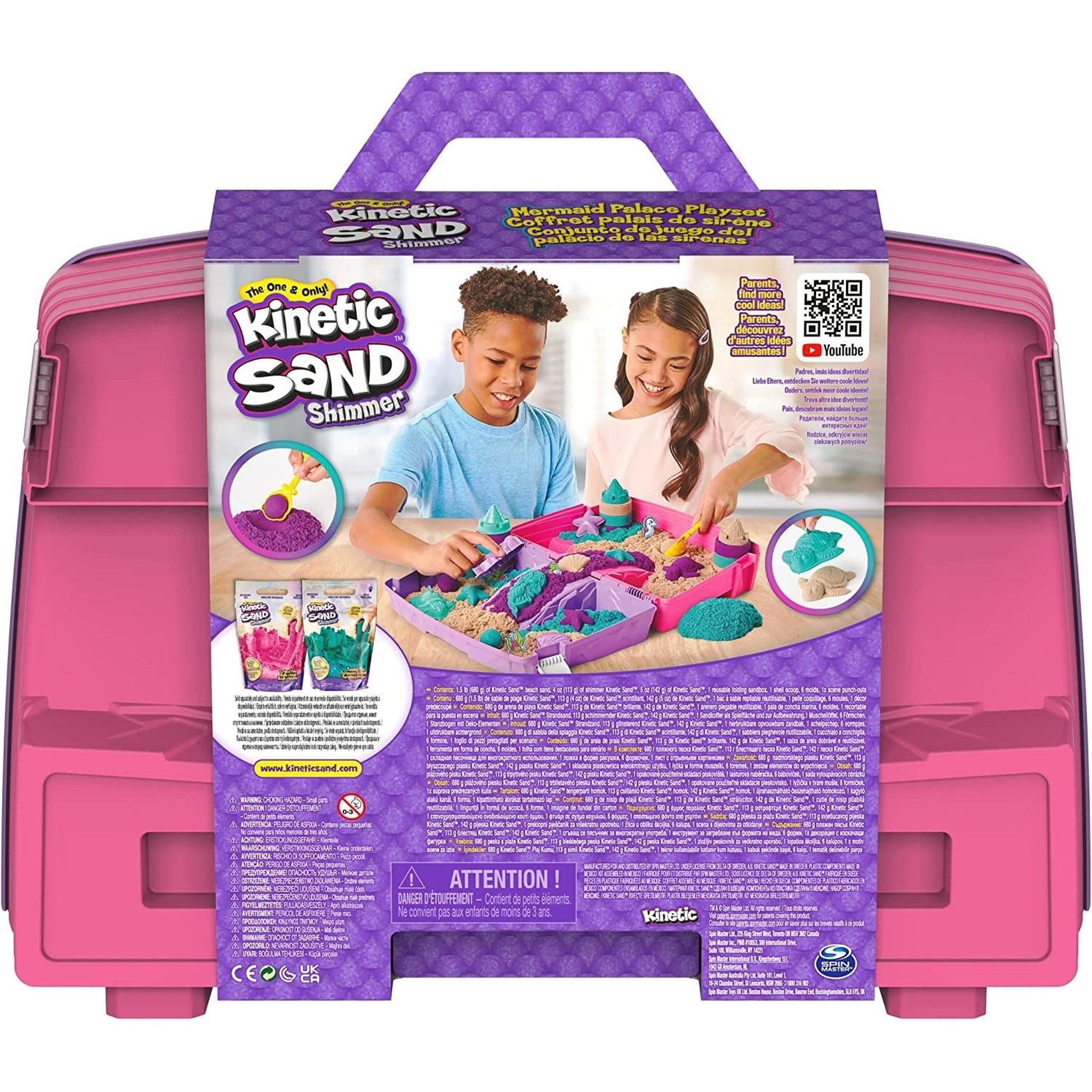 Voir la diapositive 6 : SPIN MASTER Mallette palais de sirene 934 g kinetic sand