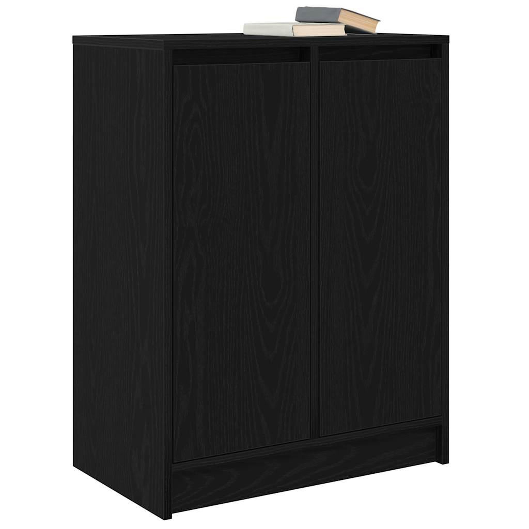 Voir la diapositive 4 : VIDAXL Buffet chene noir 57x34x76 cm bois d'ingenierie