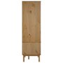 Voir la diapositive 5 : VIDAXL Garde-robe OTTA Marron et gris 76,5x53x172 cm Bois massif pin