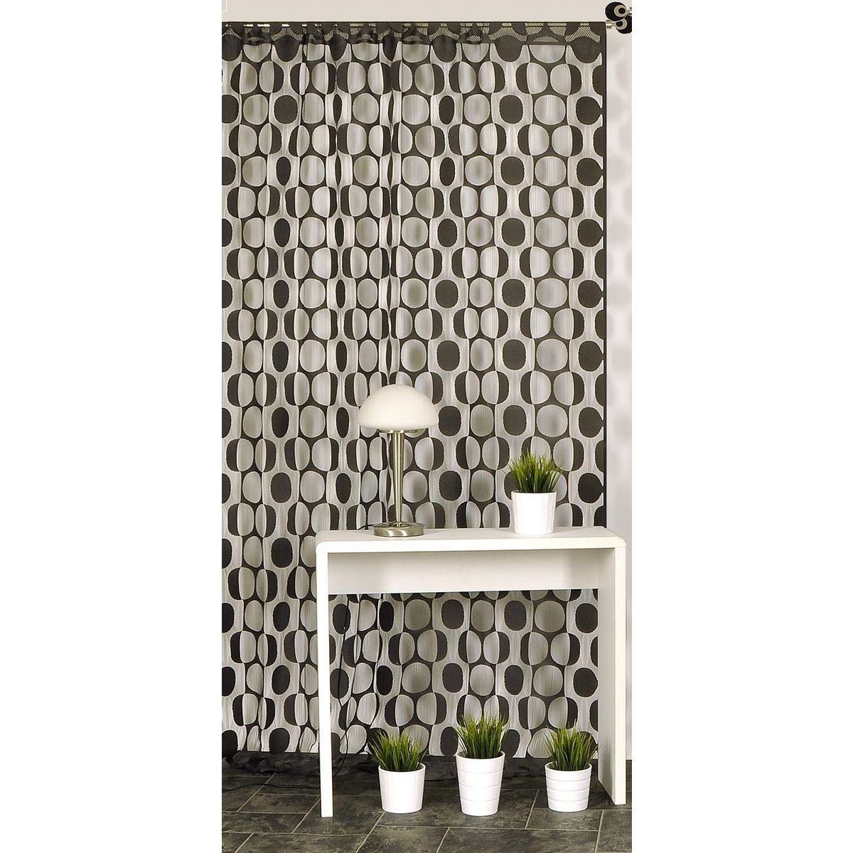 Rideau maille filet SEVENTIES