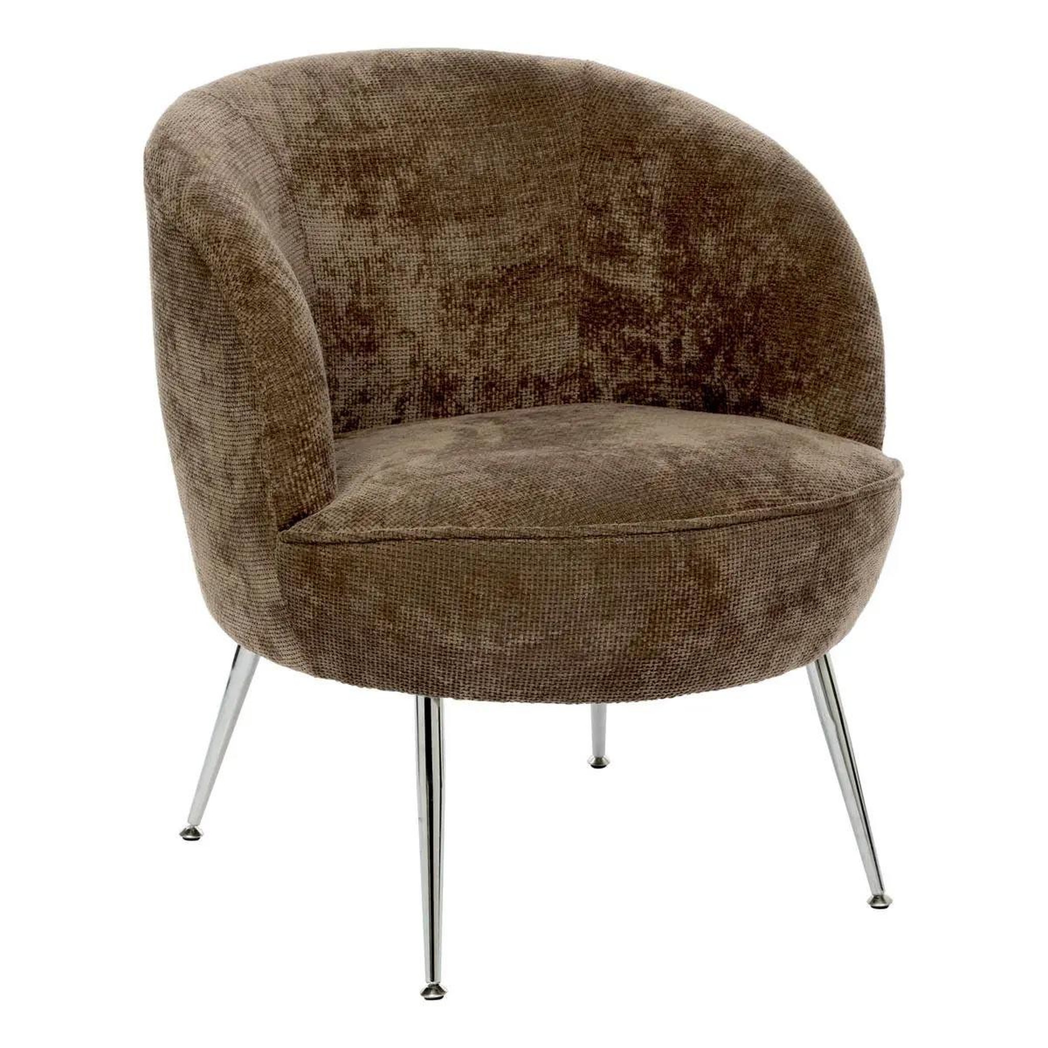 ATMOSPHERA Fauteuil design  tildae  71cm marron tonka