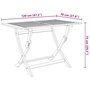 Voir la diapositive 6 : VIDAXL Table de jardin pliable 120x70x75 cm Bois d'acacia massif