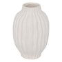 Voir la diapositive 1 : ATMOSPHERA Vase Design en Céramique  Fernan  22cm Blanc
