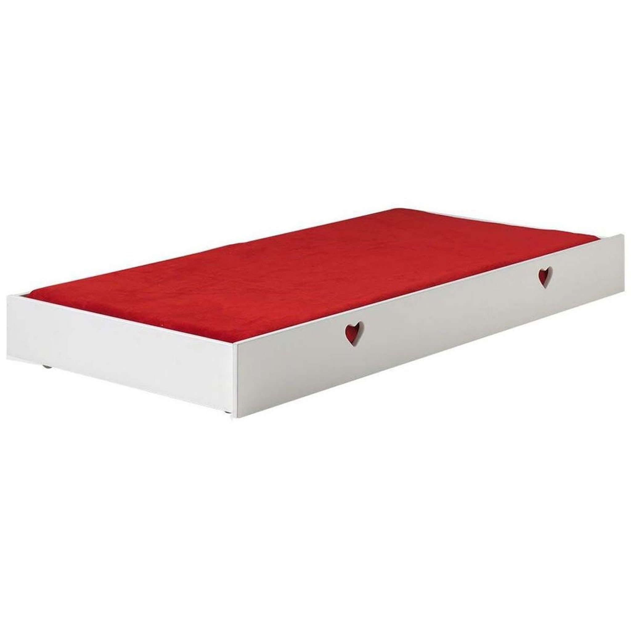 Voir la diapositive 4 : Paris Prix Lit banquette enfant à tiroir  amori  90x200cm blanc