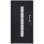 Voir la diapositive 3 : VIDAXL Porte d'entree Aluminium et PVC Anthracite 100x200 cm