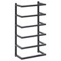 Voir la diapositive 2 : VIDAXL Porte-serviette Noir 24x12x48 cm Acier