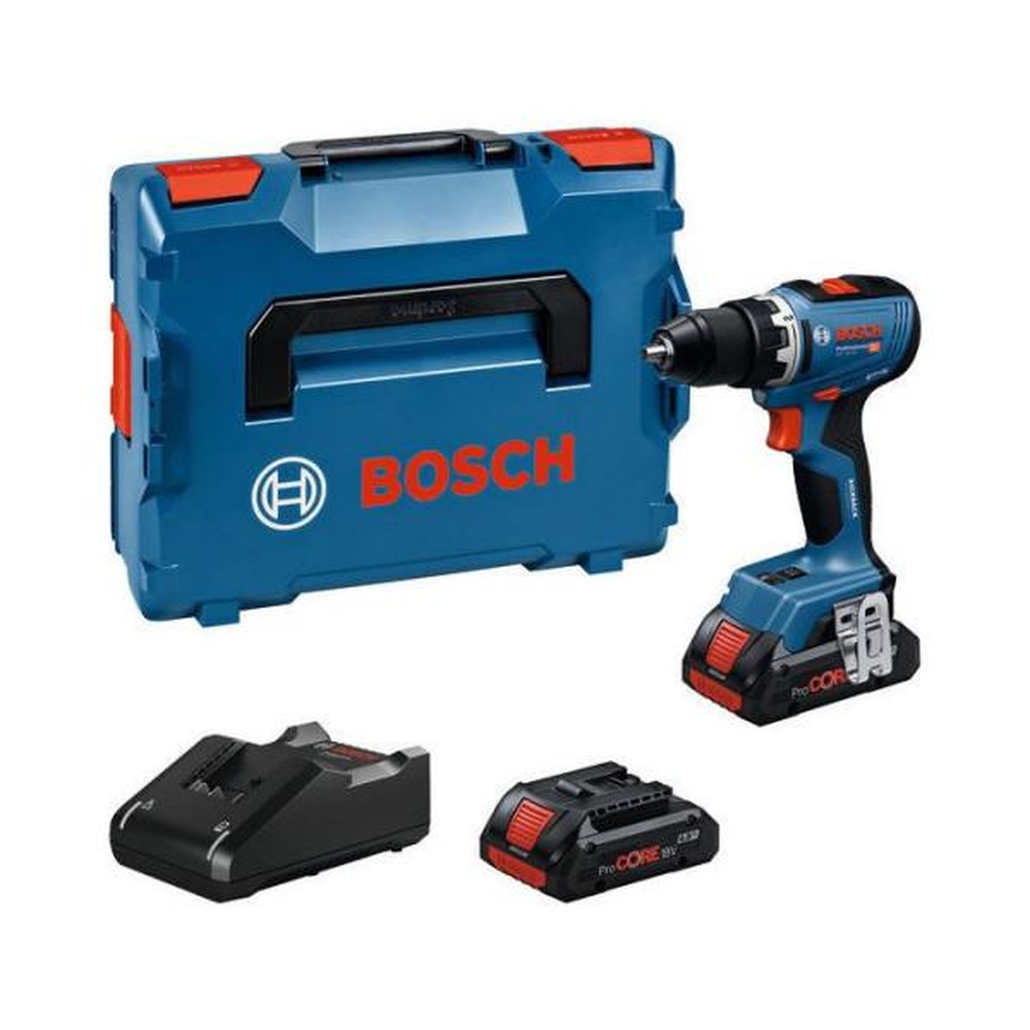 Bosch Professional Perceuse-visseuse bosch professional - gsr 18v-65 + coffret + 2 batteries procore18v 2x4,0ah l