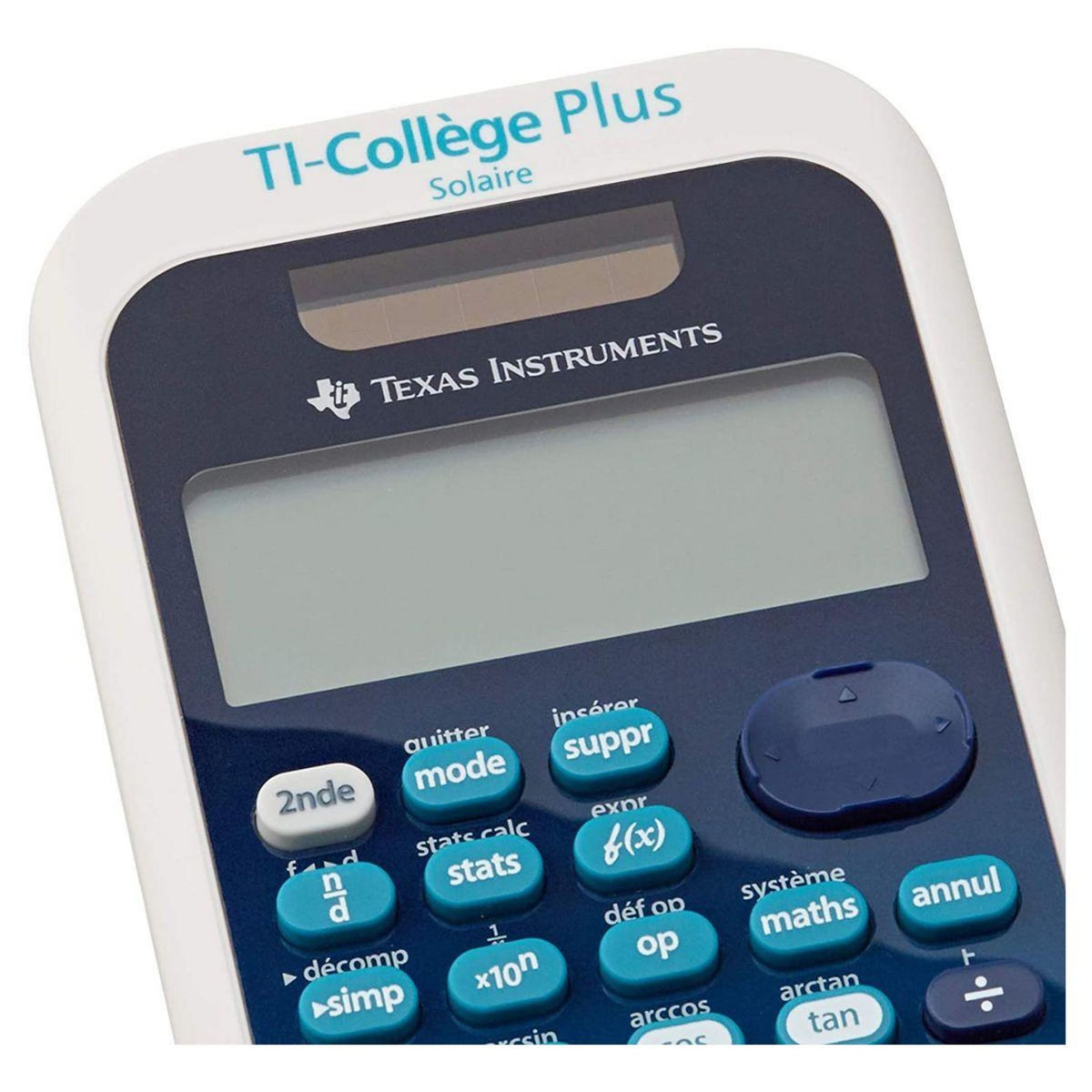 TEXAS Calculatrice scientifique TI-Collège Plus solaire