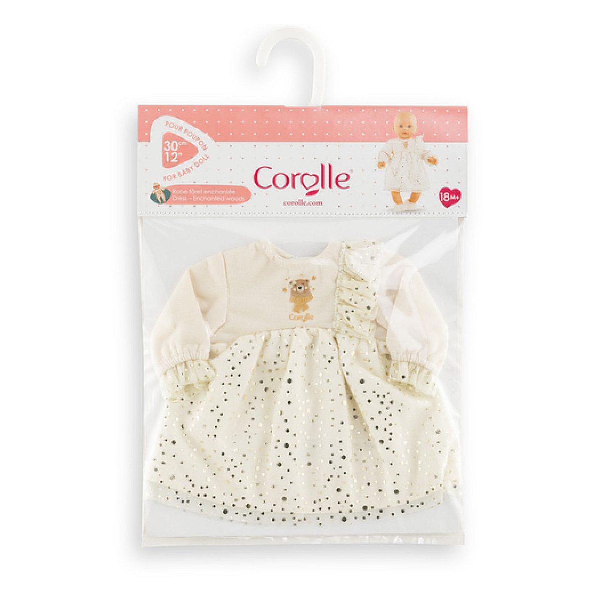 Corolle Bb30 robe foret enchantee