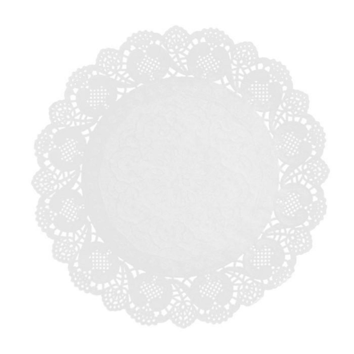 Paris Prix Lot de 20 Napperons  Lily Cook  26cm Blanc