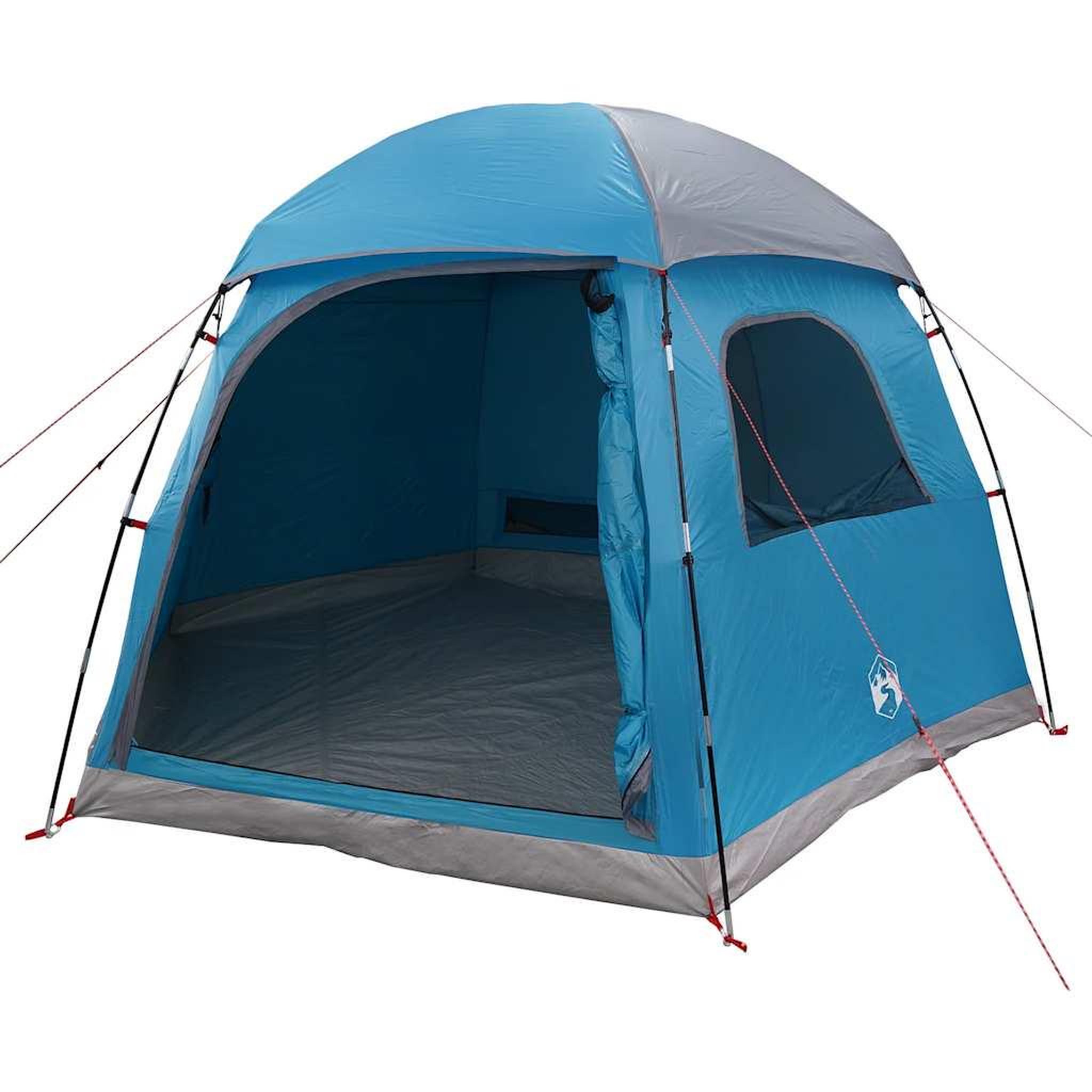 Voir la diapositive 3 : VIDAXL Tente de familiale igloo 6 personnes bleu impermeable