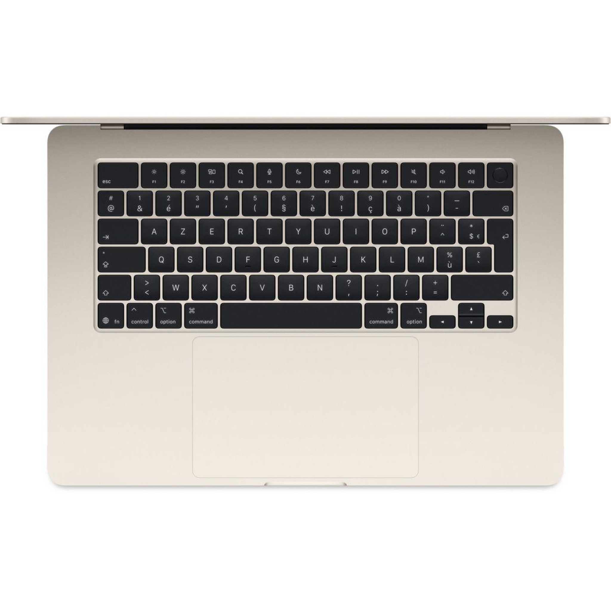 Voir la diapositive 2 : APPLE Ordinateur Apple Air 15  Puce M4 CPU 10 / GPU 10 coeurs Mémoire RAM 16Go Stockage 512Go SSD Retina Lumière stellaire