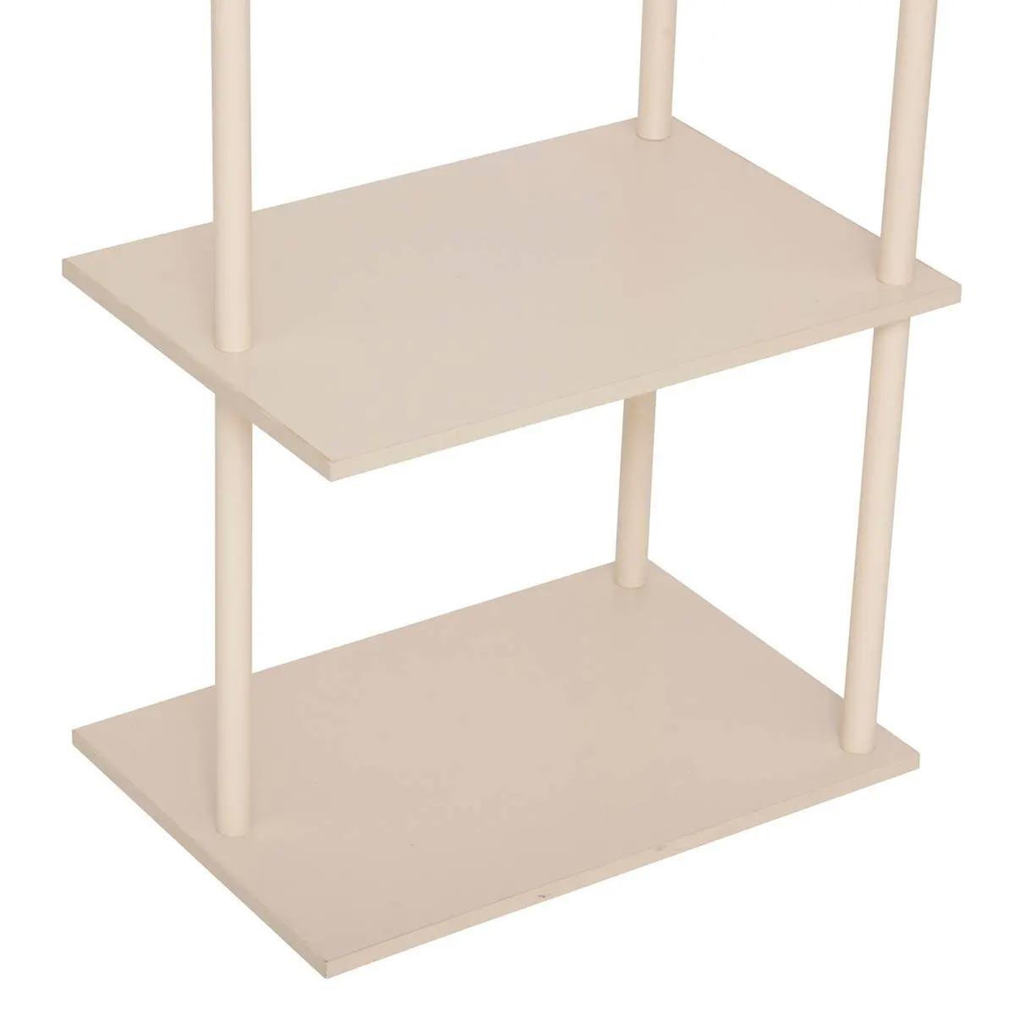 Voir la diapositive 4 : FIVE Portant à vêtements avec étagères  liny  164cm beige