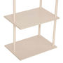 Voir la diapositive 4 : FIVE Portant à Vêtements Avec Étagères  Liny  164cm Beige