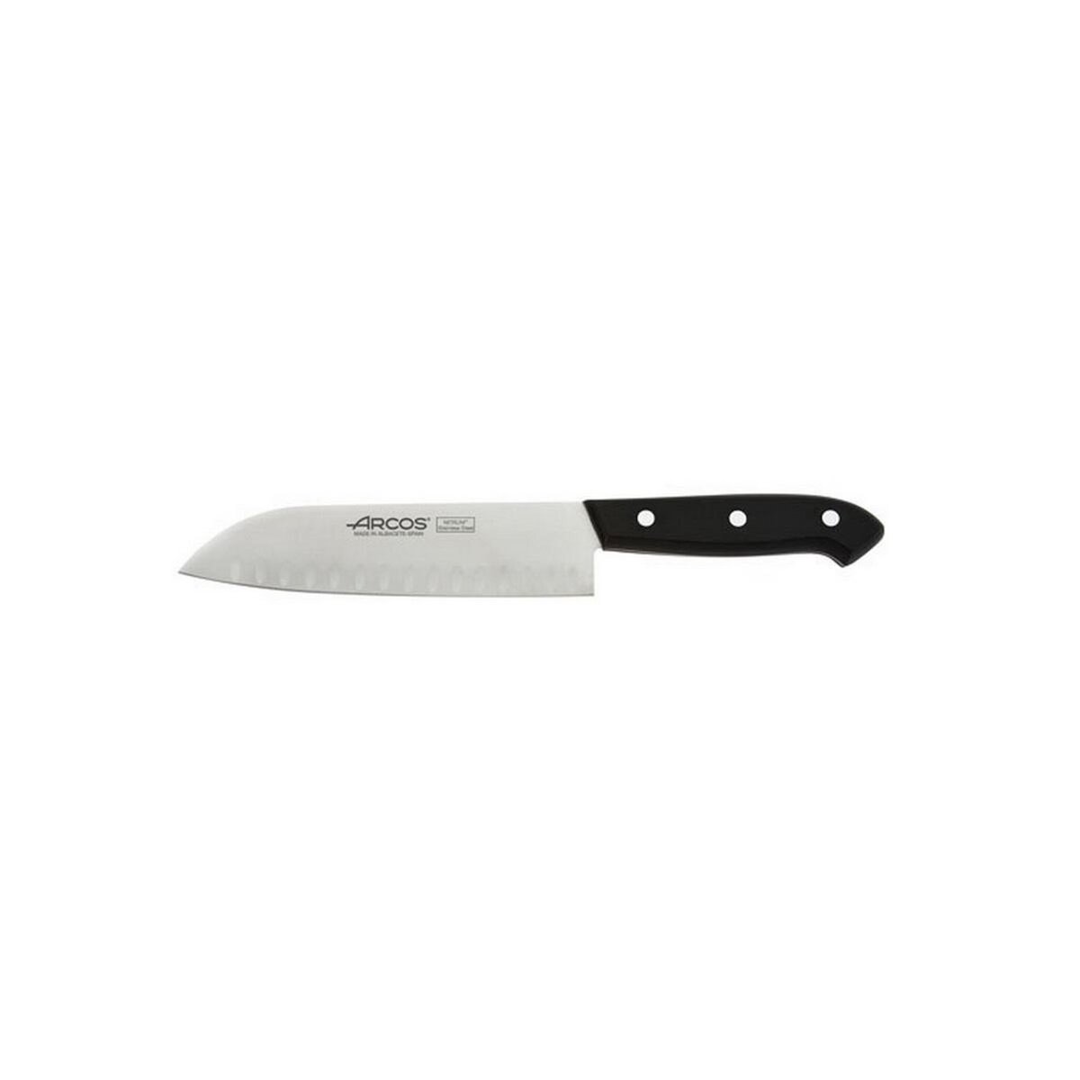 Arcos Couteau santoku alvéolé 17cm inox - 865640