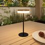 Voir la diapositive 5 : Lumisky Lampe de table solaire VIVIA Noir Aluminium