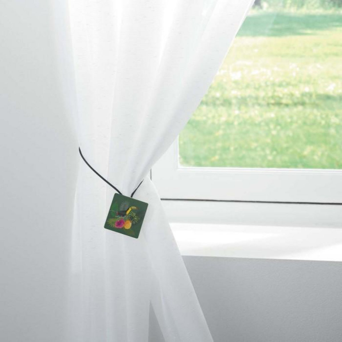 Paris Prix Embrasse de Rideau Aimantée  Toncanio  43cm Vert