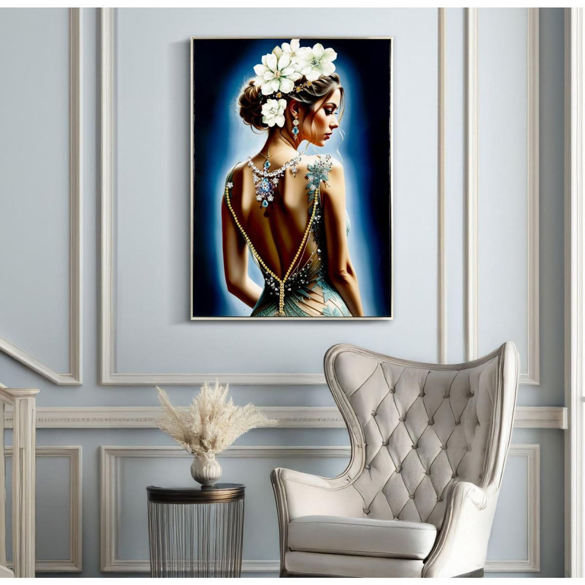 Paris Prix Tableau Peinture  Isabel I  72x102cm Multicolore
