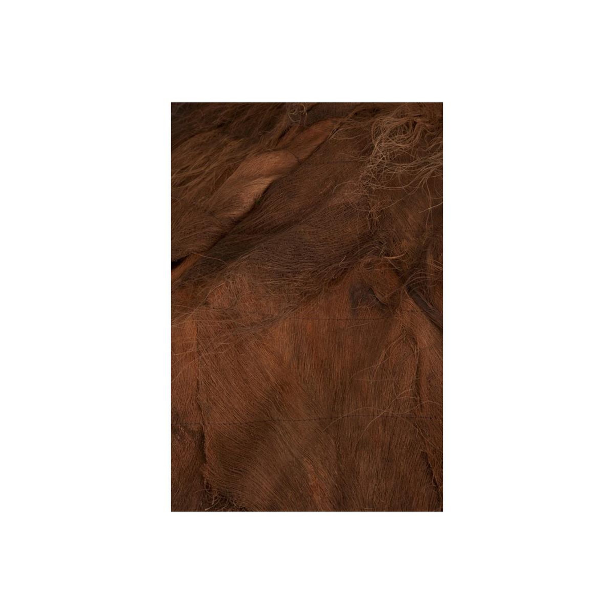 Voir la diapositive 4 : J-LINE Parasol en Bois  Cocotier  150cm Marron