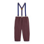 Voir la diapositive 1 : Petit Béguin Pantalon enfant et bretelles Groovy