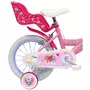 Nickelodeon Vélo 14  Fille Licence  Pat Patrouille à l'effigie de Stella  pour enfant de 4 à 6 ans avec stabilisateurs à molettes - 2 freins